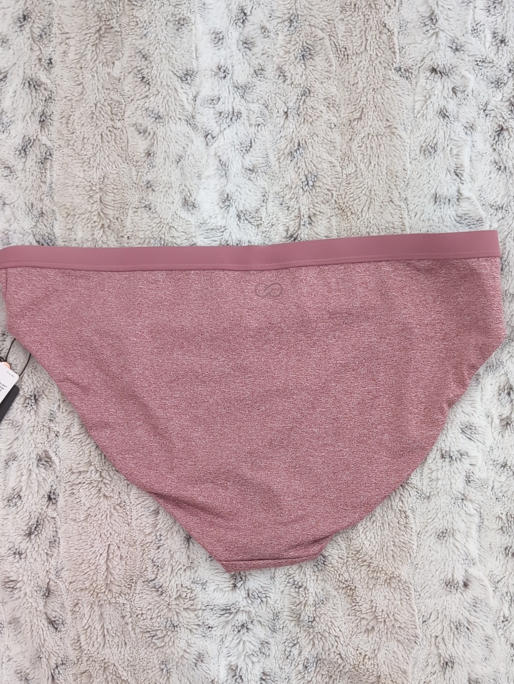 Calia Mesa Rose Heather Wide Banded Bikini Bottoms - Picture 8 of 8